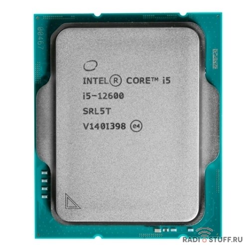 CPU Intel Core i5-12600 Alder Lake OEM {3.3 ГГц/ 4.8 ГГц в режиме Turbo, 18MB, Intel UHD Graphics 770, LGA1700}
