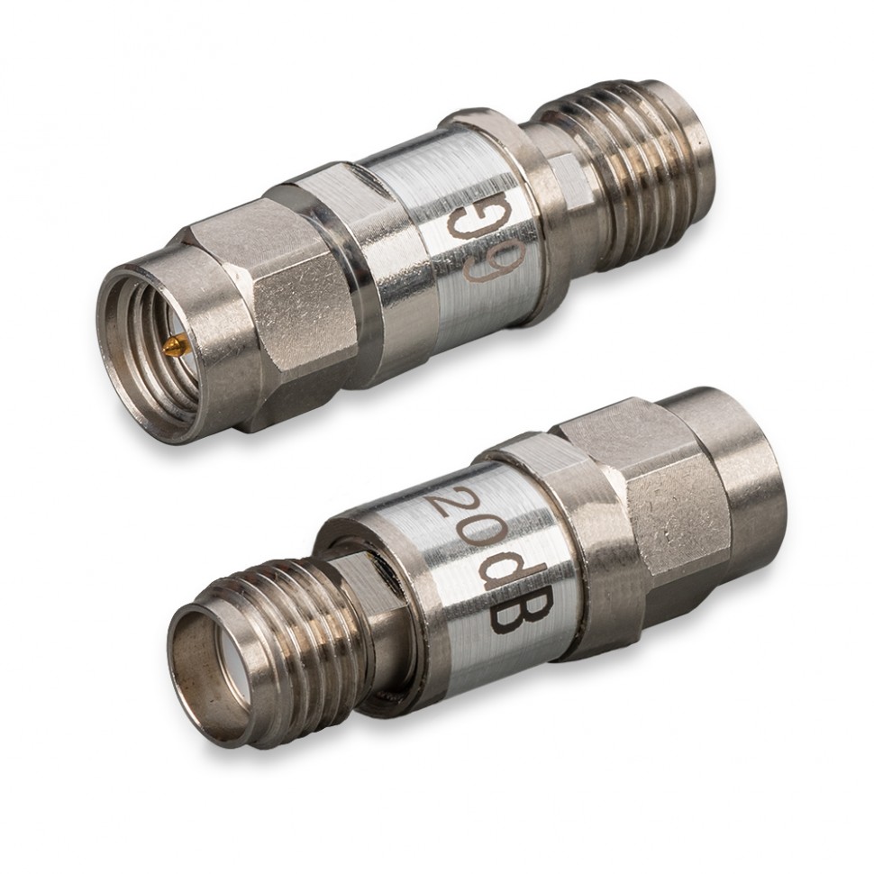 Аттенюатор 20 дБ SMA-50-20-2 (0-6 ГГц) 
